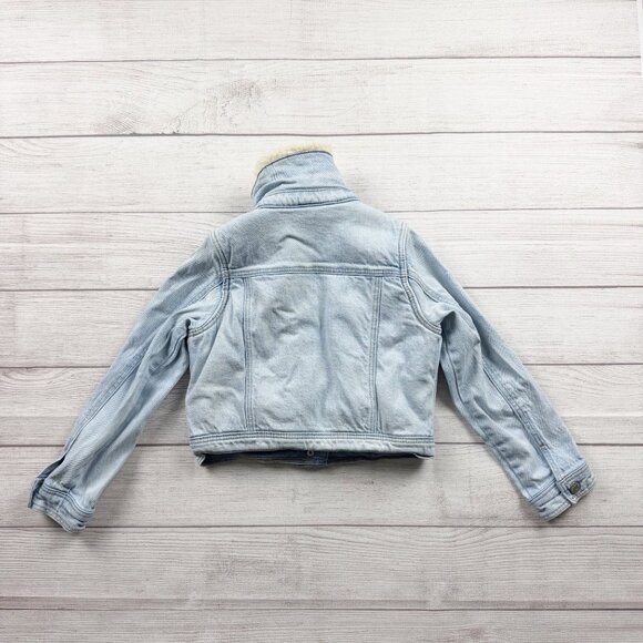 Cat & Jack Sherpa Denim Jean Jacket - Picture 5 of 5